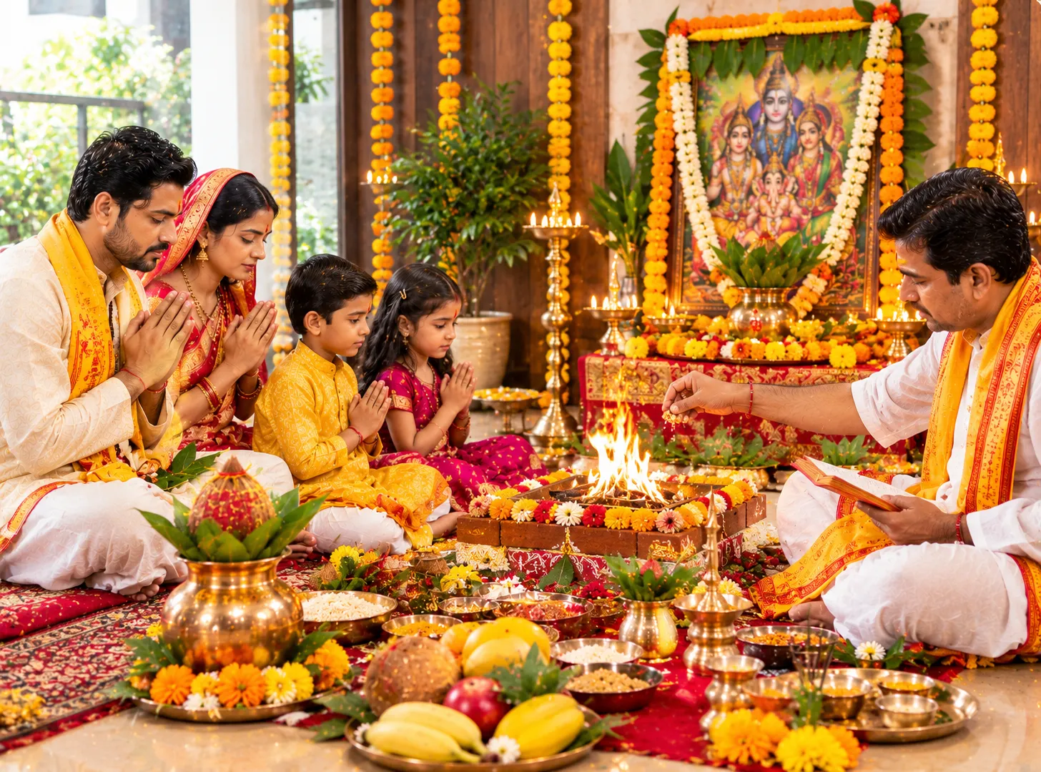 Offline Sanskar Puja at home by Pandit Ji